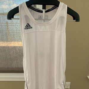 Adidas men’s tank top racer back running shirt L